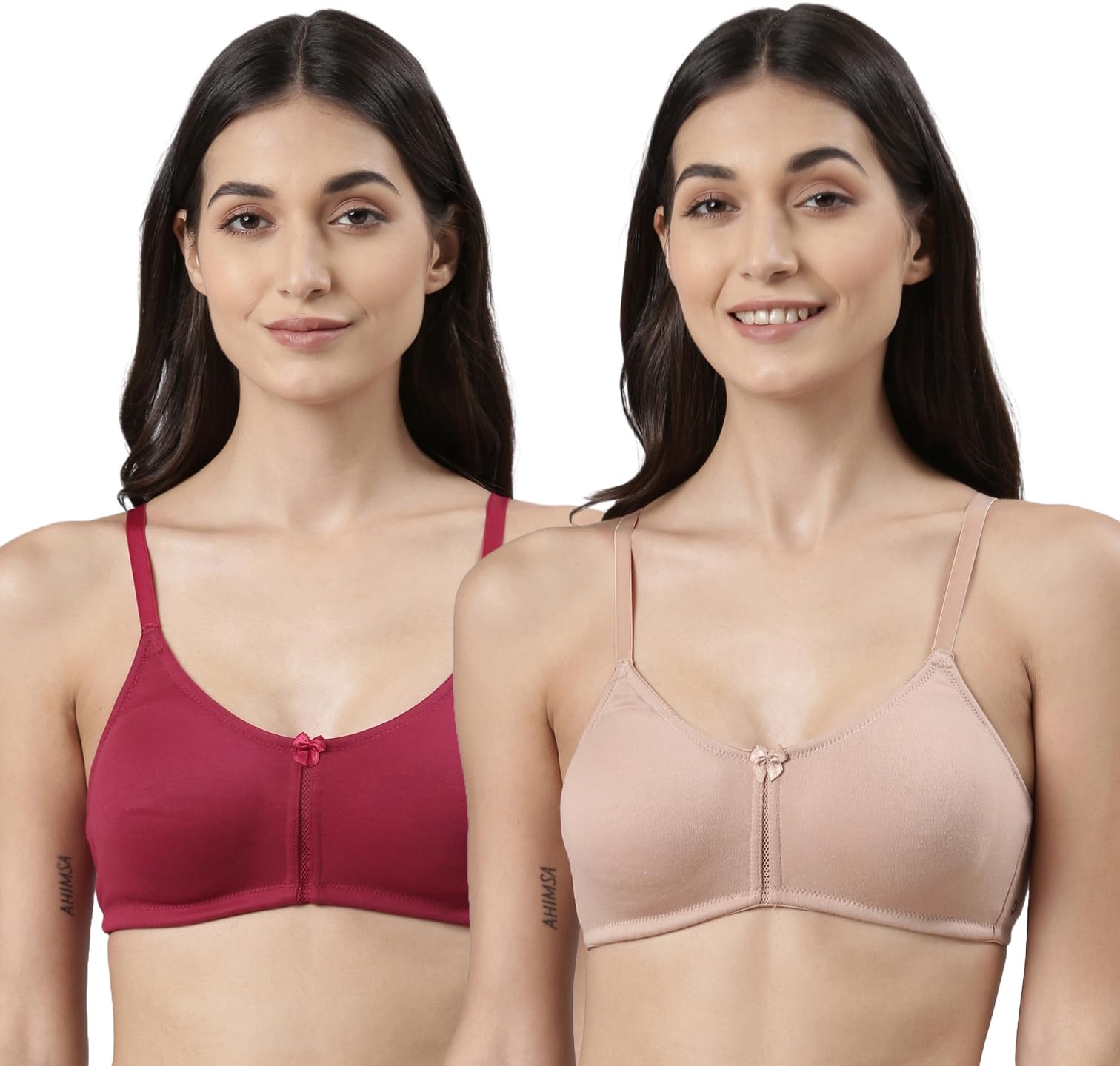 dollar Missy Pack of 2 Women's Cotton Wire-Free Full Coverage Bra-picture-14