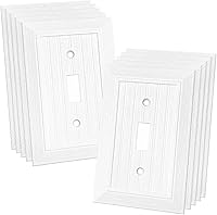 Vista 4 de Placa decorativa moderna de pared con diseño de grano de madera retro, cubierta de interruptor para interruptor de luz, interruptor inteligente