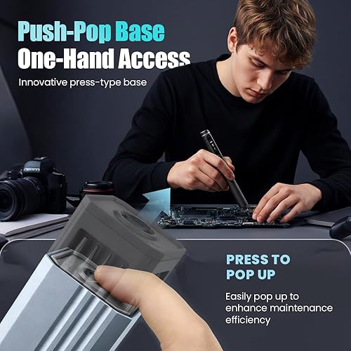 Miniatura 6 de Juego de destornilladores 44 en 1, nuevo destornillador portátil de aluminio para reparación de electrónica, puntas magnéticas, destornilladores