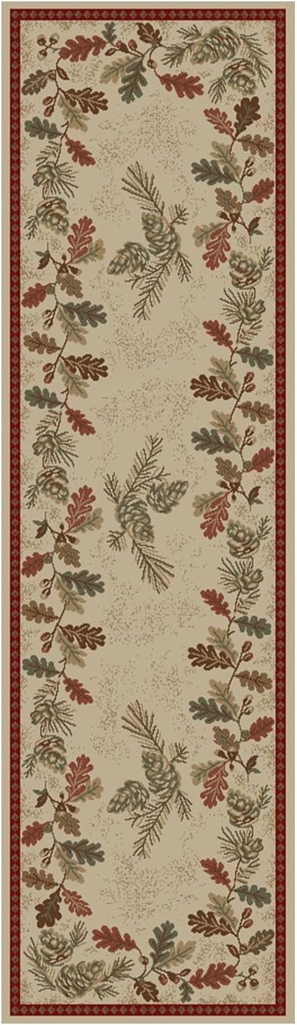 Mayberry Rug Oak Mountain Area Rug, 2'3"x7'7", Beige