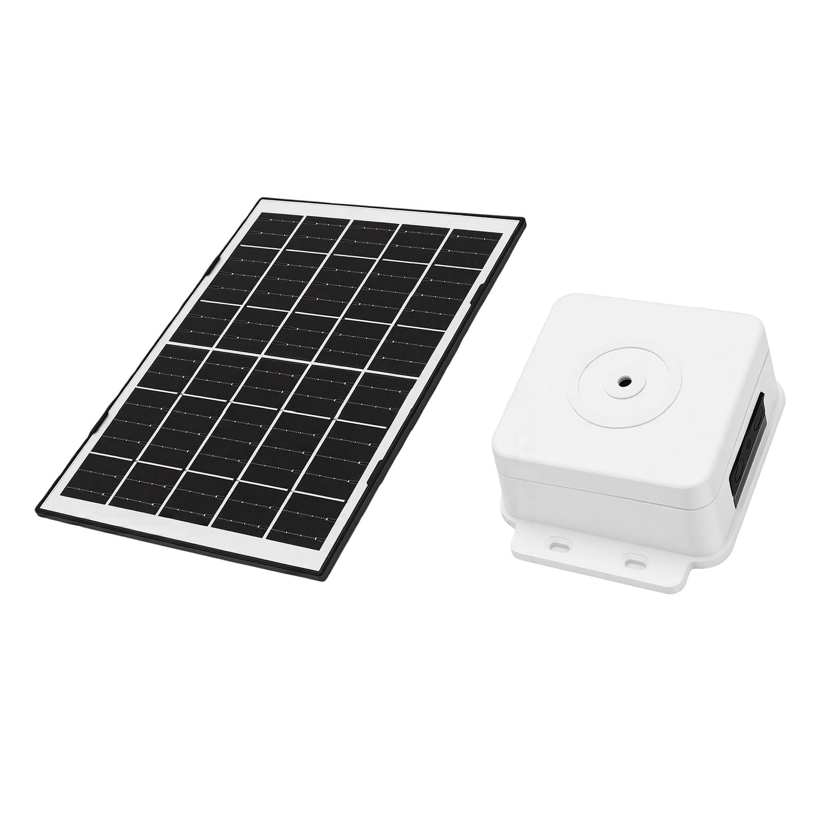 Diyeeni Pannello Solare 4W, 5V Tipo C, Supporto Regolabile 360° per