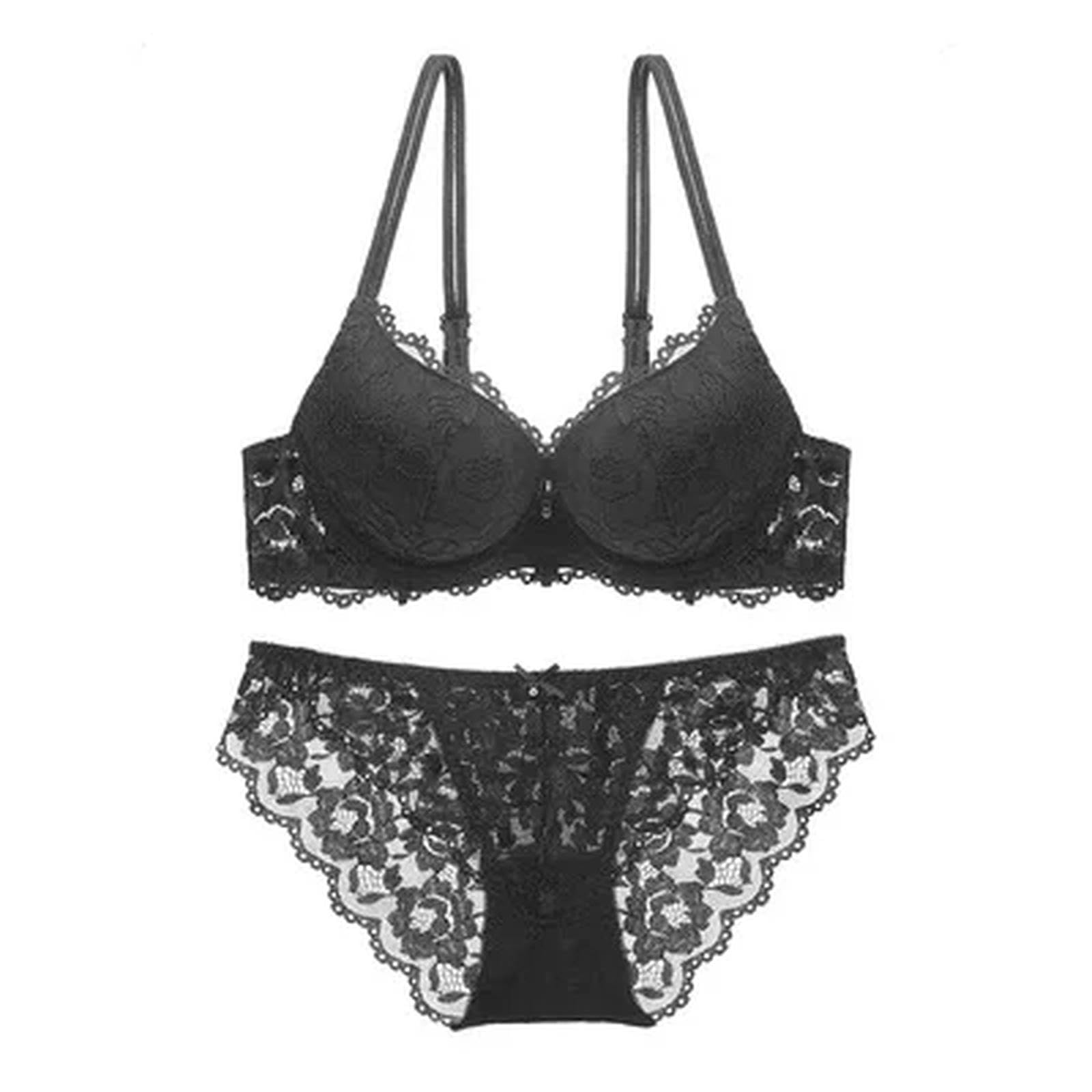 Pantofole Lingerie Sexy per Donne Reggiseno in Pizzo E Set di Mutandini Reggiseni con Cintura di Giarrettiera