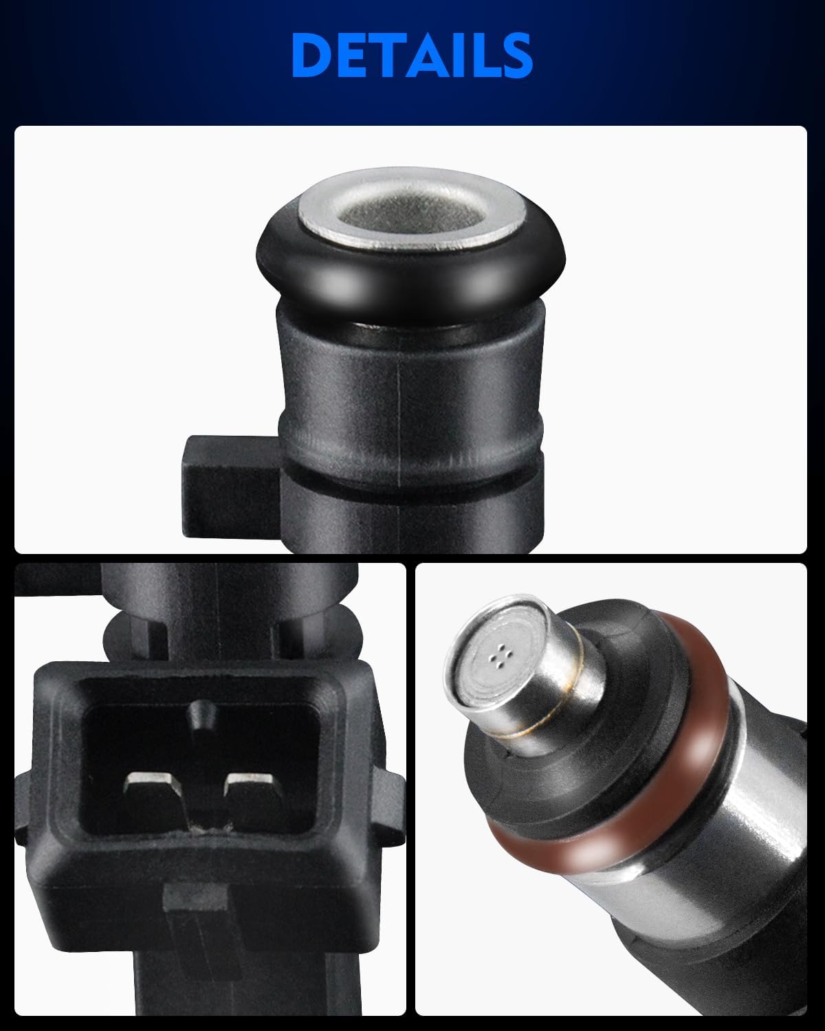 Upgraded 0280158205 Fuel Injectors Fits For:-Chevy 2012-2015 Cruze 2016 Cruze Limited 2012-2016 2018 Sonic 2013-2016 Trax, For:-Buick 13 14 15 17 18 19 Encore L4 1.4L (set of 4)