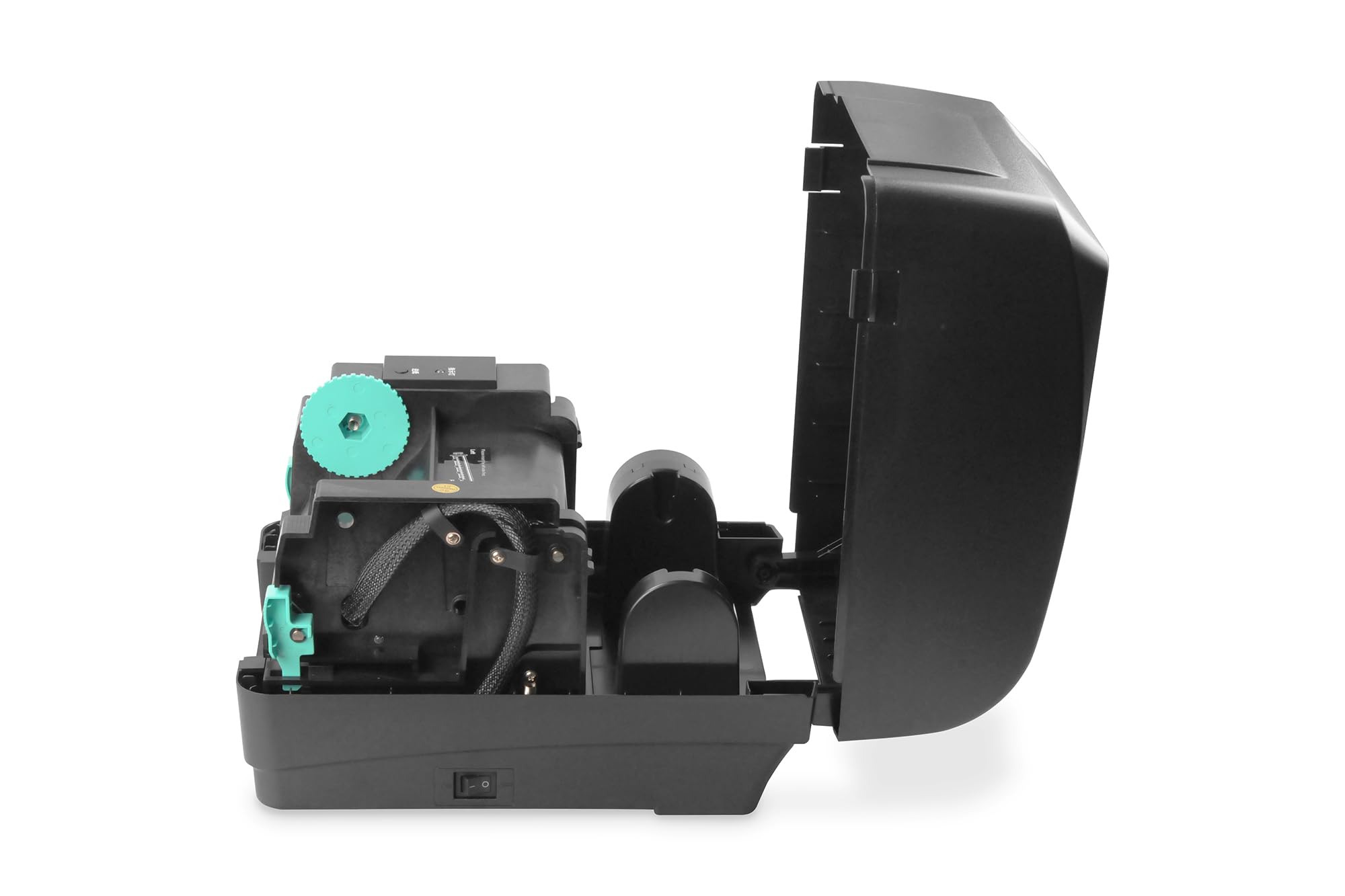 DIGITUS Stampante per etichette a trasferimento termico - 200 DPI - termica diretta - velocità di stampa 127 mm/s - porte USB 2.0, RS-232, Ethernet - lettore di schede SD