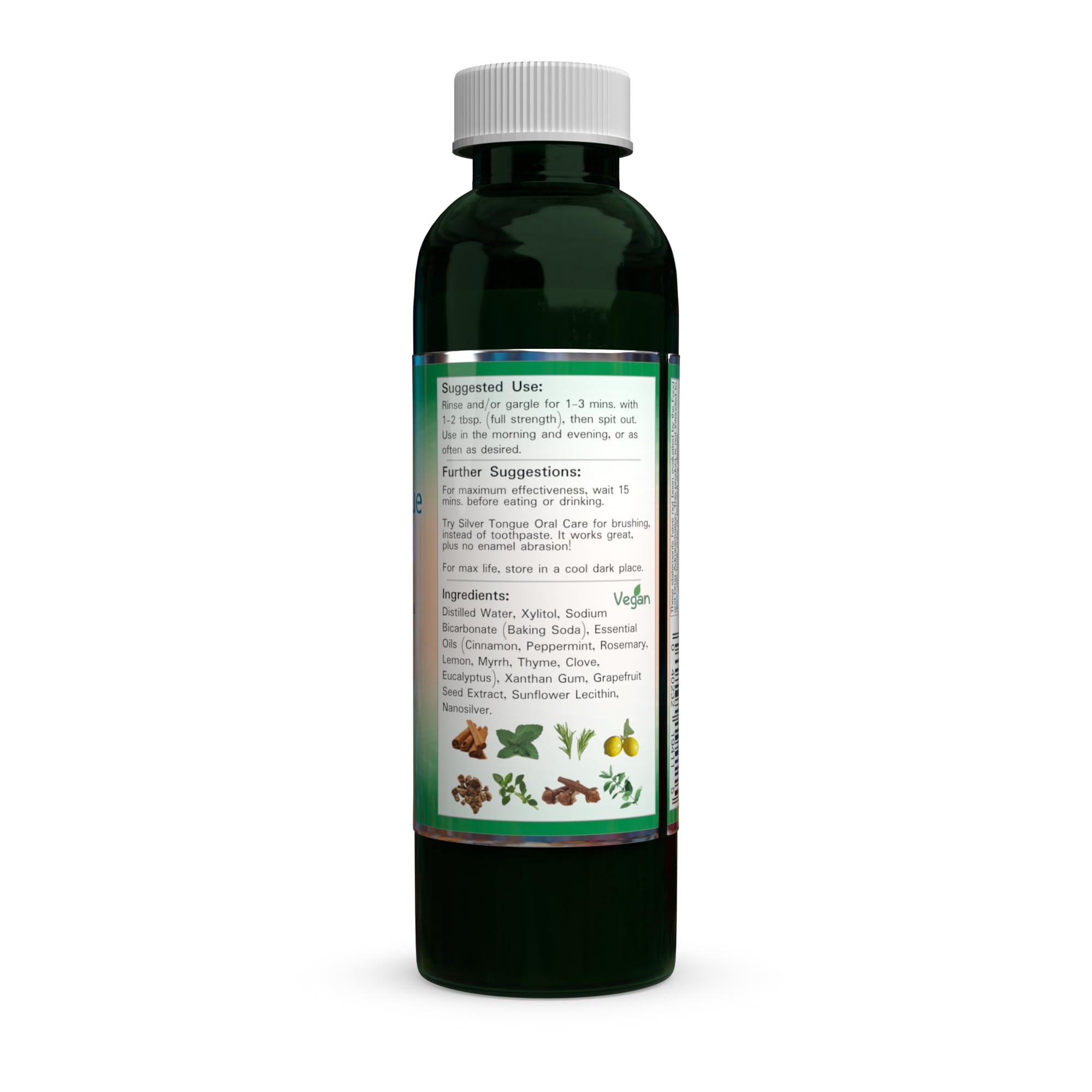 Silver Tongue Oral Care - All Natural Colloidal Silver Mouthwash, 4.0 fl oz