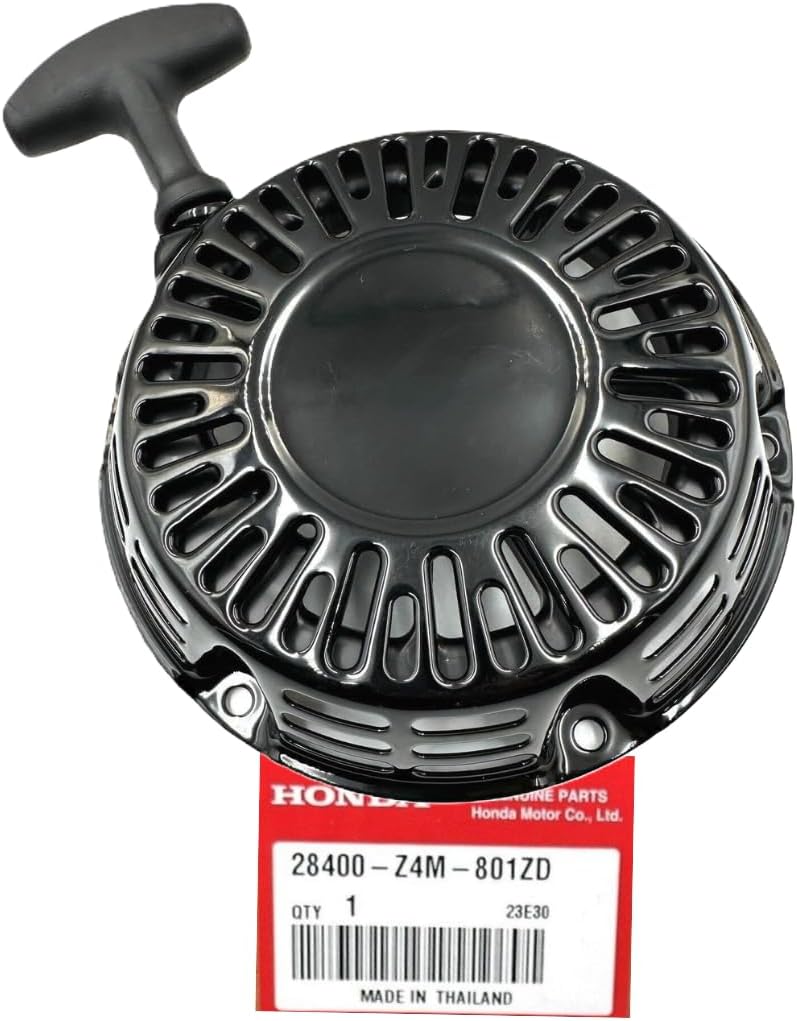 KINDZA Genuine Recoil Pull Starter Assy [28400-Z4M-801ZD] Black for Honda GX120 GX160 Engine