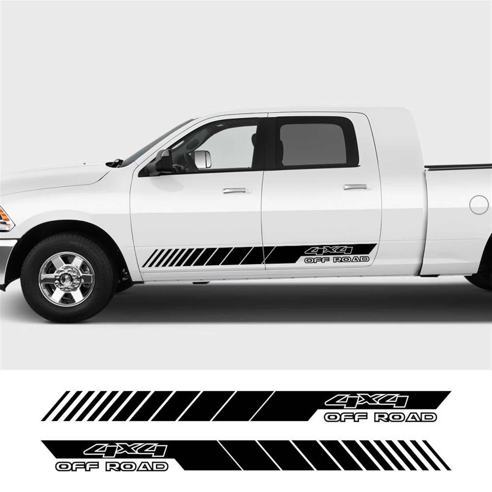 Godło Graficzne Odznaka Pasuje do Samochodu Ciężarówka Wyścigi SUV Pickup RV Winylowe Dekoracyjne Pokrycie Naklejki Samochodowe Pickup Drzwi Spódnica Paski Naklejki Boczne Ciężarówka Off Akcesoria