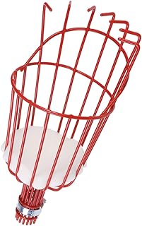 TEHAUX Picking Easy Peach Head Fresh with Stick Pear Broom Adjustable Garden Orange Fruit Mango Catcher Getting Pole Cushion for Red Basket Picker Guava Fruits Plum Attach Lemon