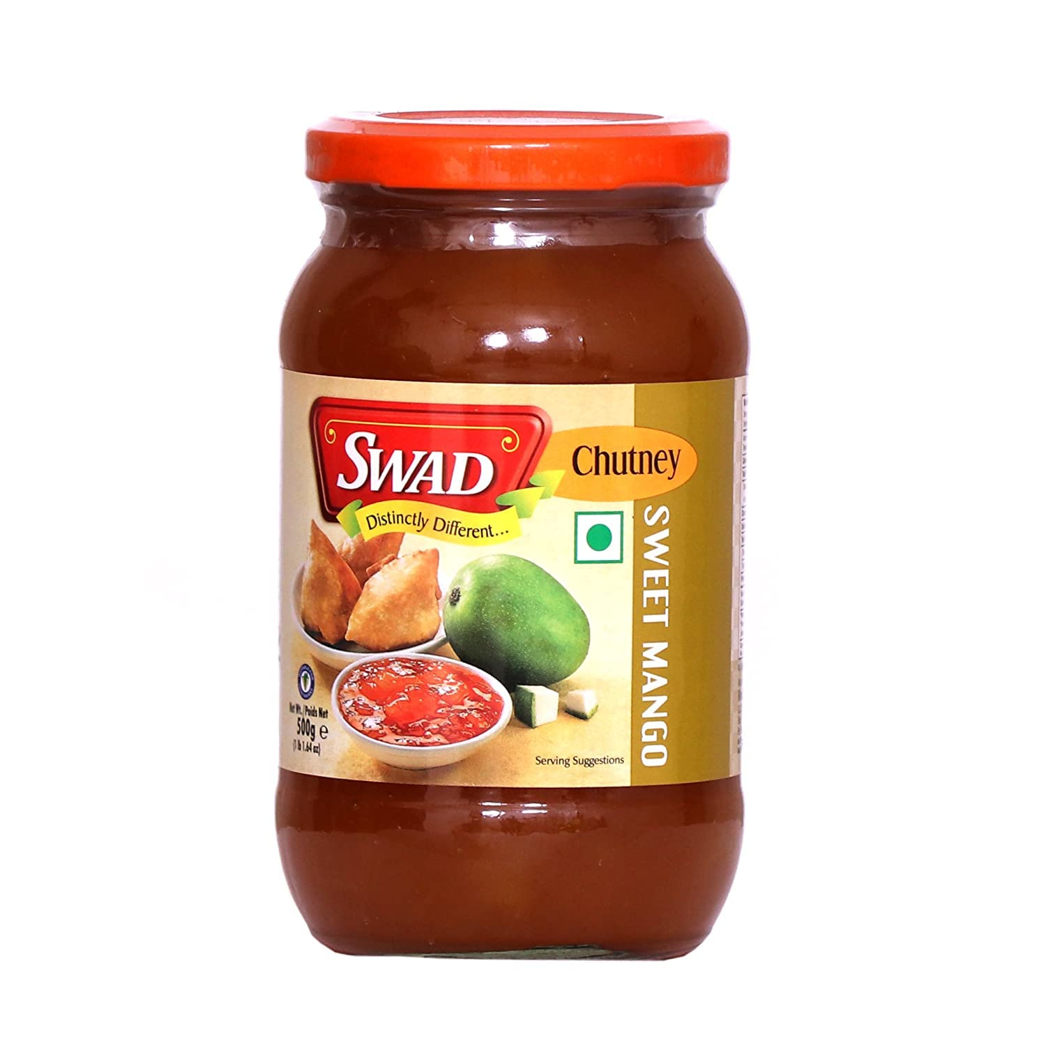 SWAD Sweet Mango Chutney 1kg | Meethi Aam Chutney | Authentic Indian Mango Preserve | Khatta Meetha Fruit Spread | Perfect with Chaat, Samosa, Snacks, Paratha & Indian Meals