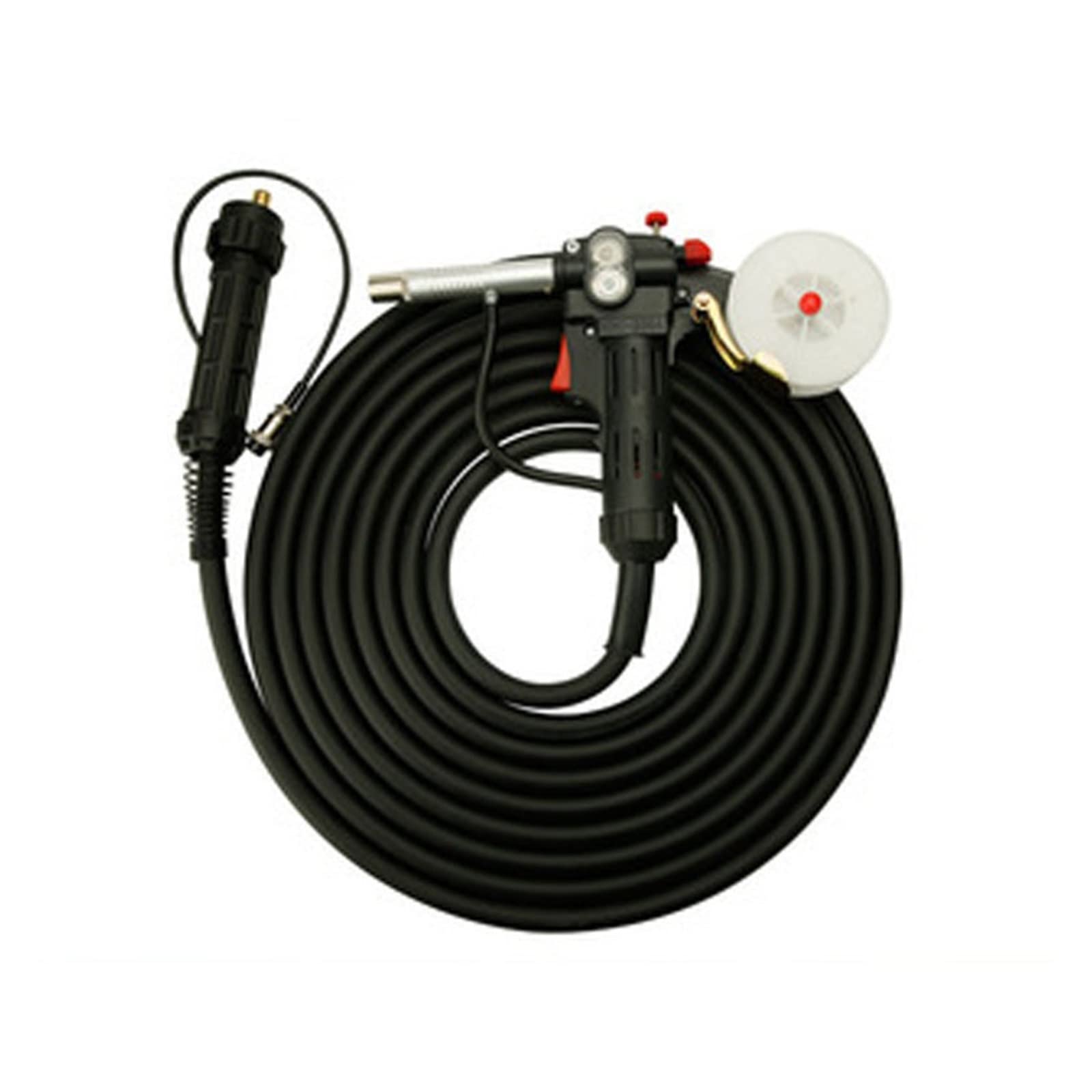 VChics 10Ft 3 Metros MIG Soldador Carrete Pistola alimentador de Alambre Soldador de Aluminio Uso Carrete estándar 24V DC Motor Boquilla Libre