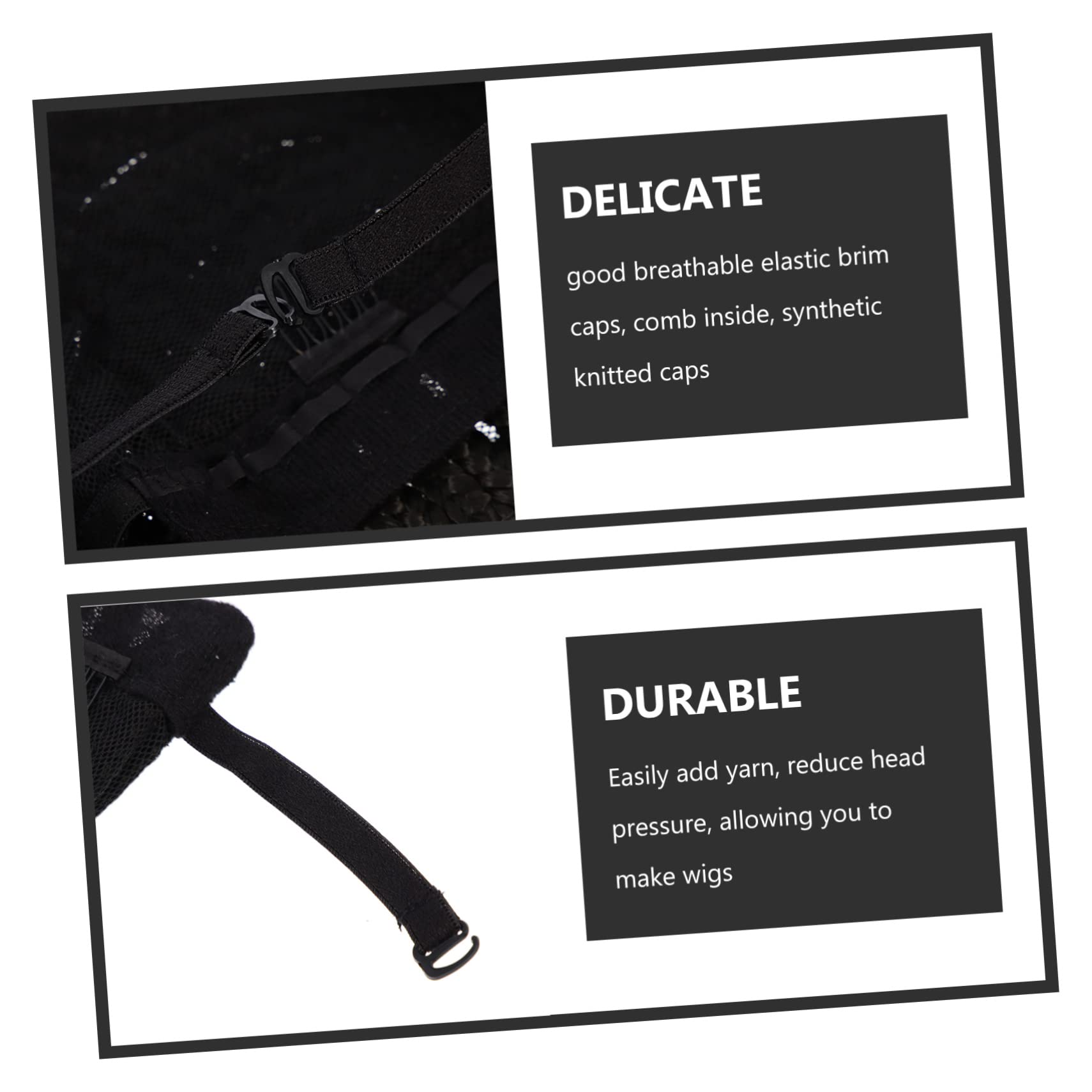 WOFASHPURET Elegant Wig Making Tool Easy Sew in Braided Wig Net Cap for Women Cornrows Wig Net No Odor No Harm