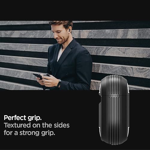 Miniatura 5 de Spigen Rugged Armor - Funda para auriculares Bose QuietComfort Ultra (2023) y funda para auriculares Bose QuietComfort II (2022), color negro mate