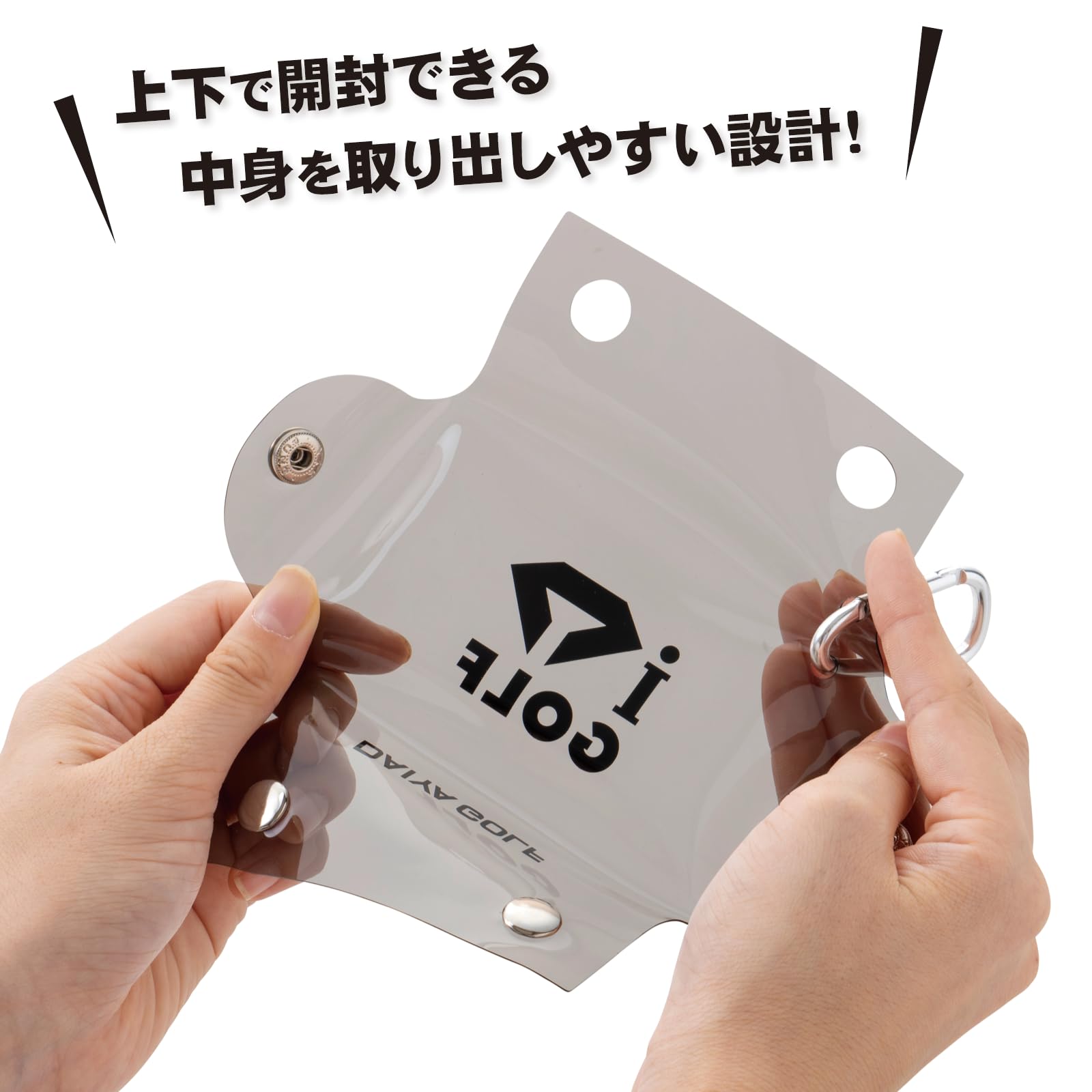 Amazon | ダイヤゴルフ(DAIYA GOLF) クリアティーケース オレンジ