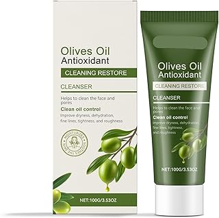 Espuma facial limpiadora de aceite de oliva, ...