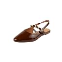 Metro Women's Brown Chic atent Leather Slingback Shoes UK/6 EU/39(31-1099) gallery image
