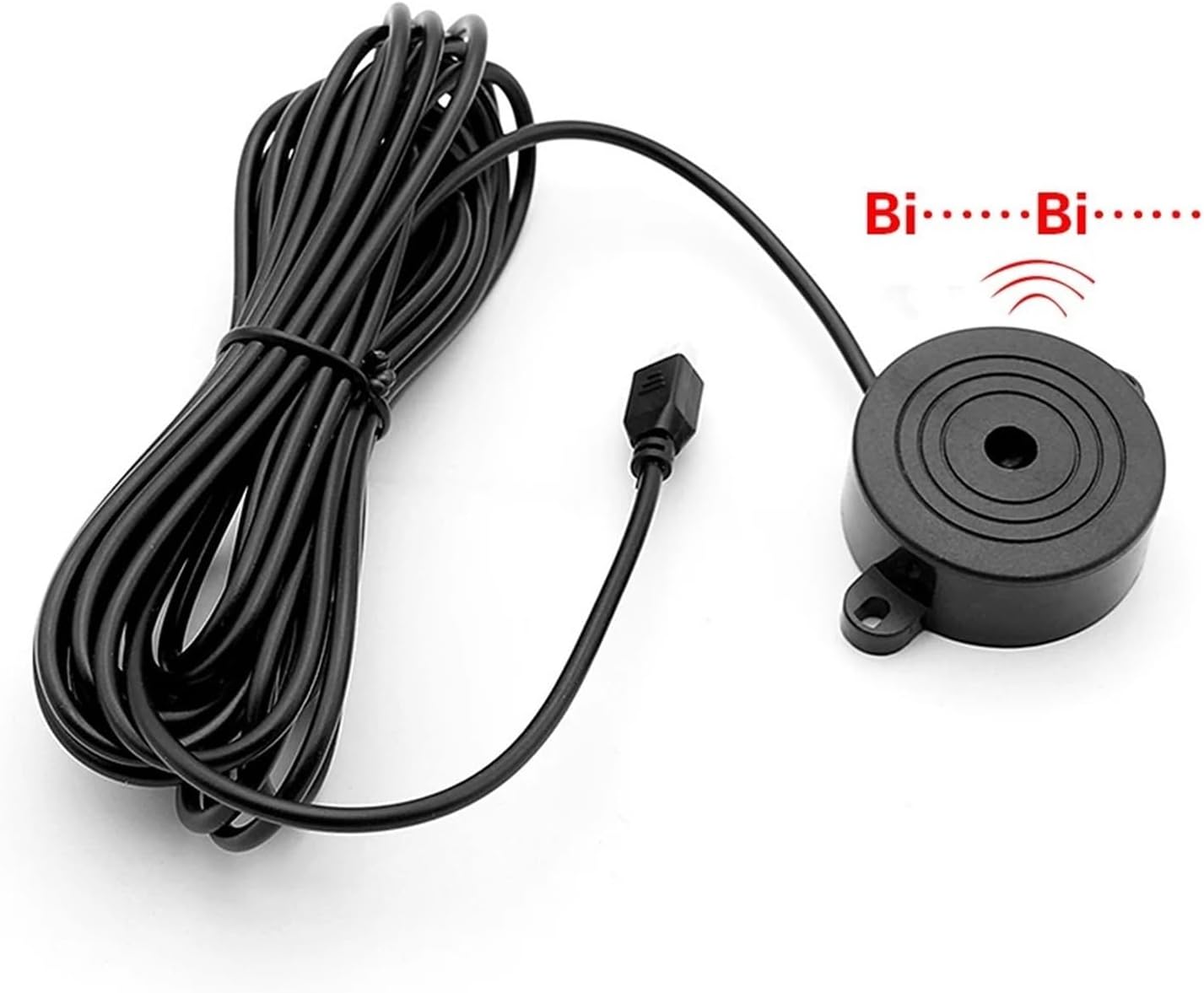 Car Video Parking Sensor Tronics Assistance 13mm Adjustable Flat Sensors Reverse Backup Radar Detector Sound Buzzer Alarm(Blue sensors)