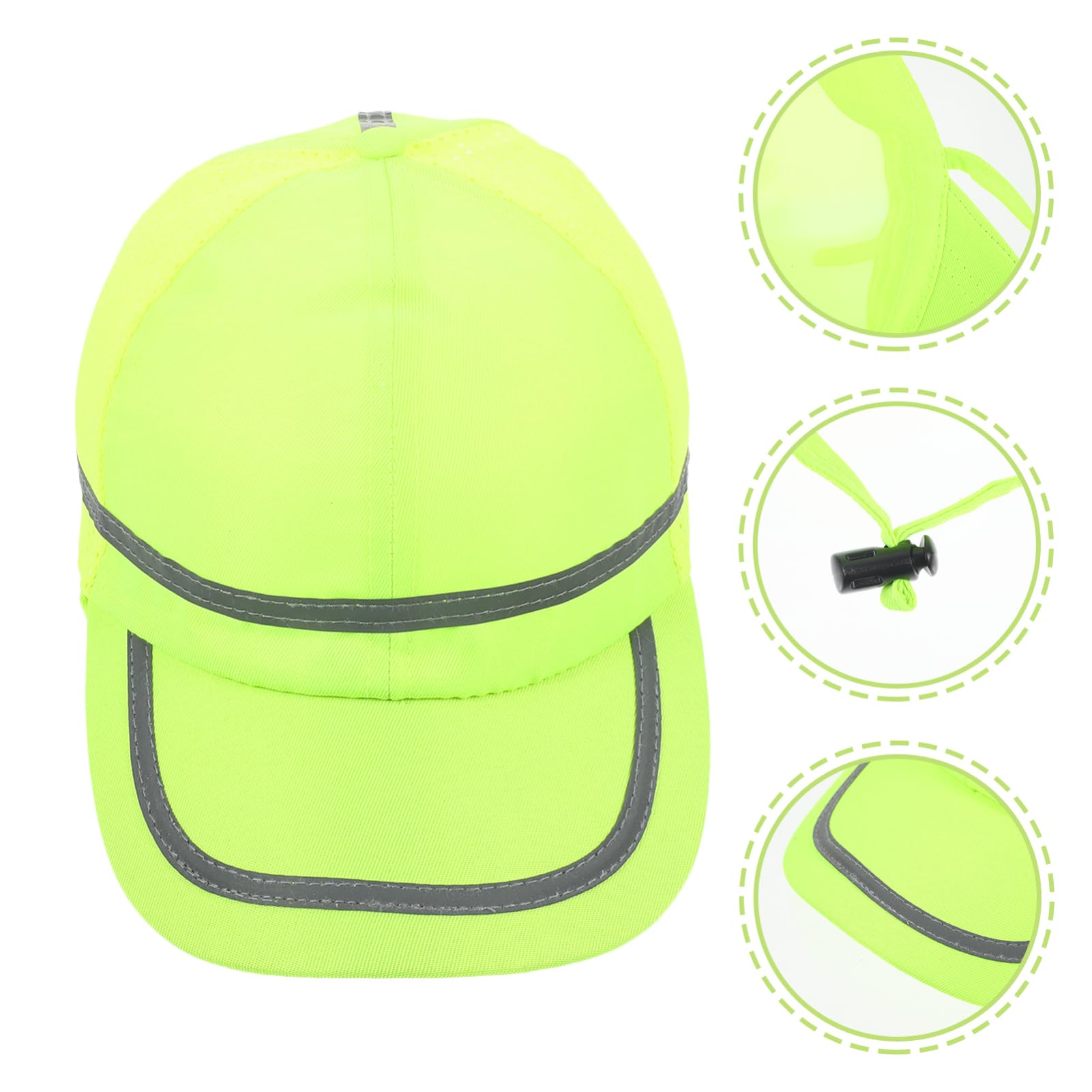 Parasol para Casco De Seguridad - Sombrero De Trabajo Reflectante Solar Parasol Gorra Reflectante