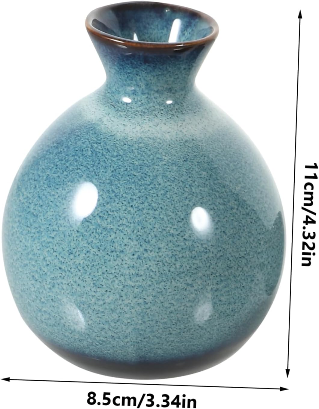 Gatuida 1set Vintage Japanese Style Sake Kettle and Cups Random Color Sake Supplies for Restaurants Tea Houses and Home Use Safe and