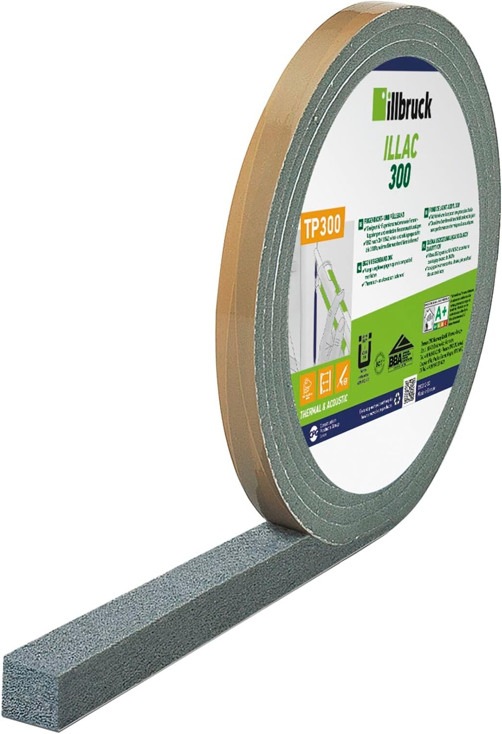 300396 Joint Sealing Tape TP300 illac 10/4 Length 13 m Grey