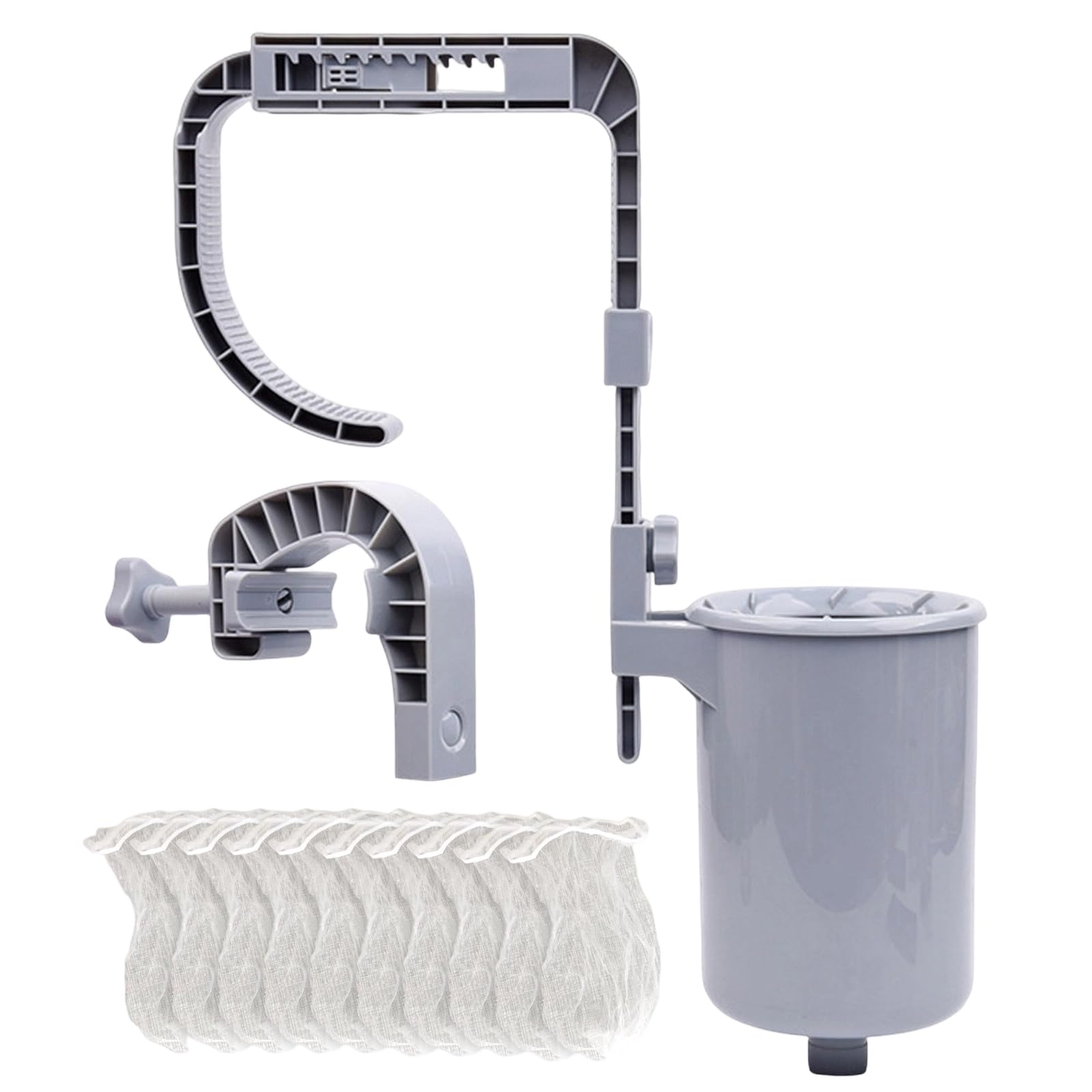 Skimmer de superficie de piscina, Skimmer automático de piscina, Skimmer de pared de piscina con cesta filtrante de superficie de 25.5x15 cm para piscinas inflables, tubo, piscinas de marco metálico