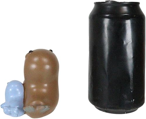 Miniatura 6 de Ebros Gift Furry Bones Utchi El león marino con su amigo de sello azul esqueleto figura coleccionable esqueletos monstruo Halloween Osario macabro