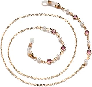 Cadena De Gafas Cadenas para Gafas De Mujer A La Moda Cordón para Máscara Antipérdida Soporte para Correa De Gafas De Sol Cordón para Colgar En El Cuello Accesorios para Gafas
