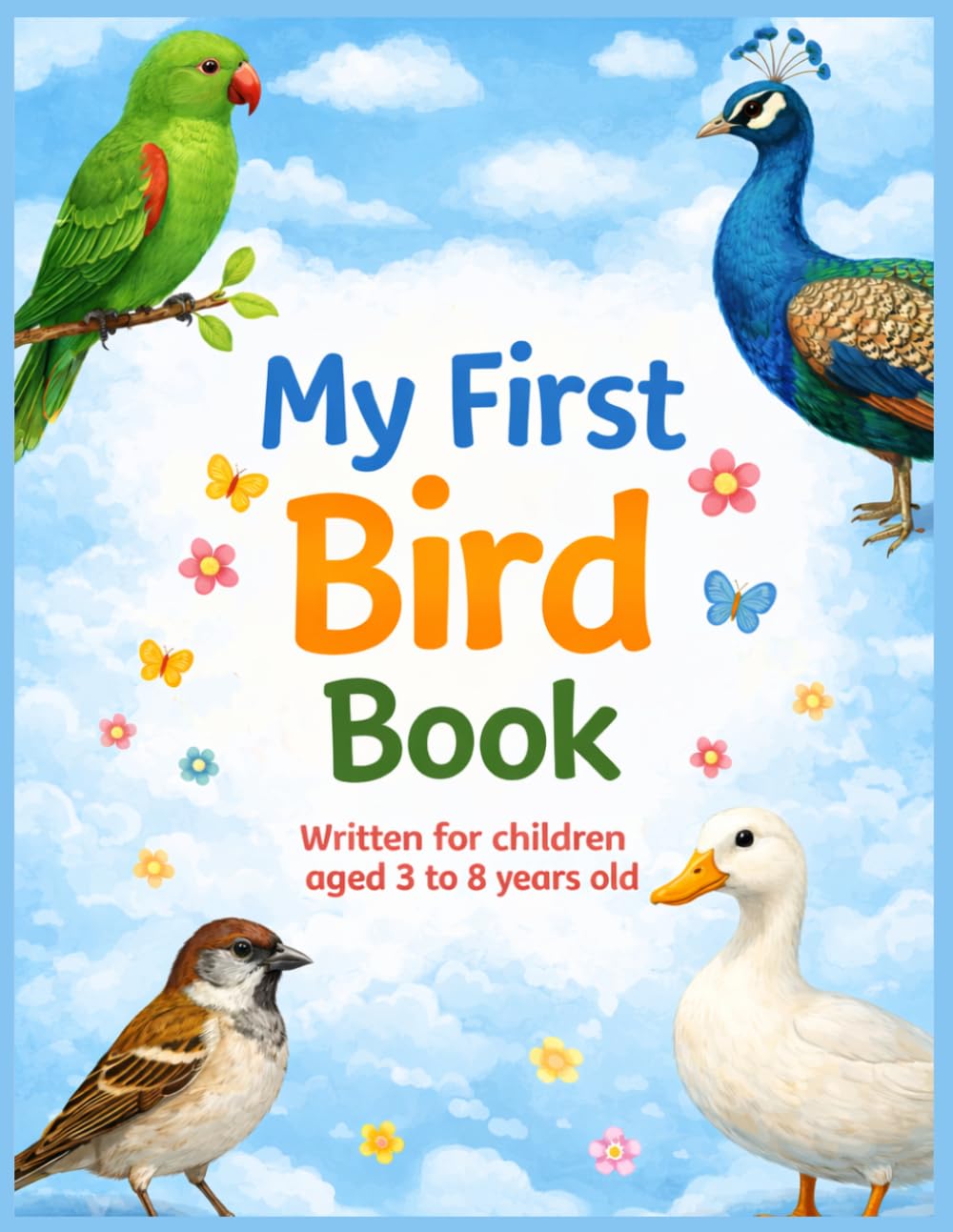 My First Bird Book for Kids Ages 3–8: Learn 50 Birds with Pictures | Fun and Easy Bird Learning Book: Learn 50 Amazing Birds with Pictures | Fun and Easy Bird Learning Book for Toddlers and Beginners