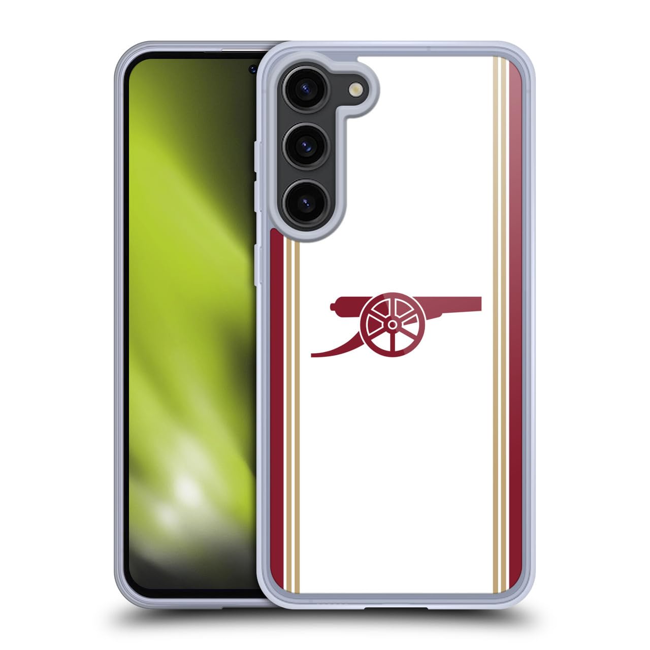 Head Case Designs Officially Licensed Arsenal FC Third 2025/26 Kit Gel Case [Military Grade Protection] Compatible With Samsung Galaxy S23+ 5G — image 1