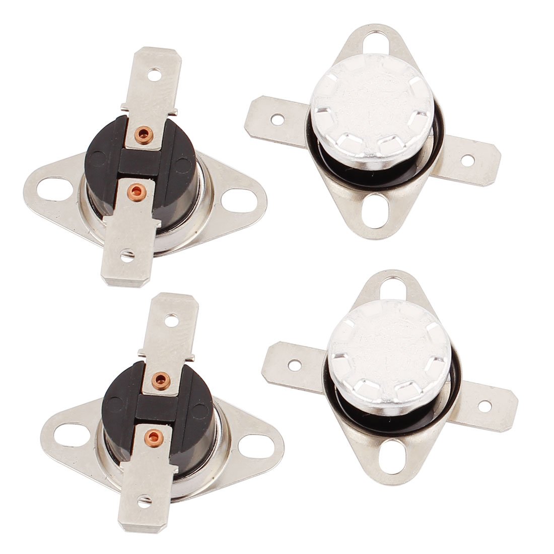Uxcell Black, Silver Sourcingmap 4Pcs Ksd301 60C 140F Nc Thermostat Temperature Thermal Control Switch