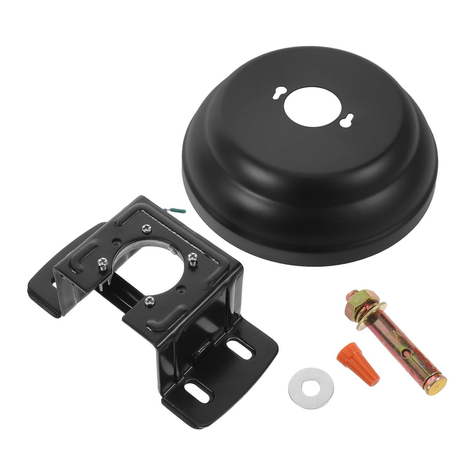 Base para Ventilador de Techo de Hierro Proceso de Fosfatado, Soporte Estable y Alineación Precisa para Celebracion Verano en Sala o Comedor
