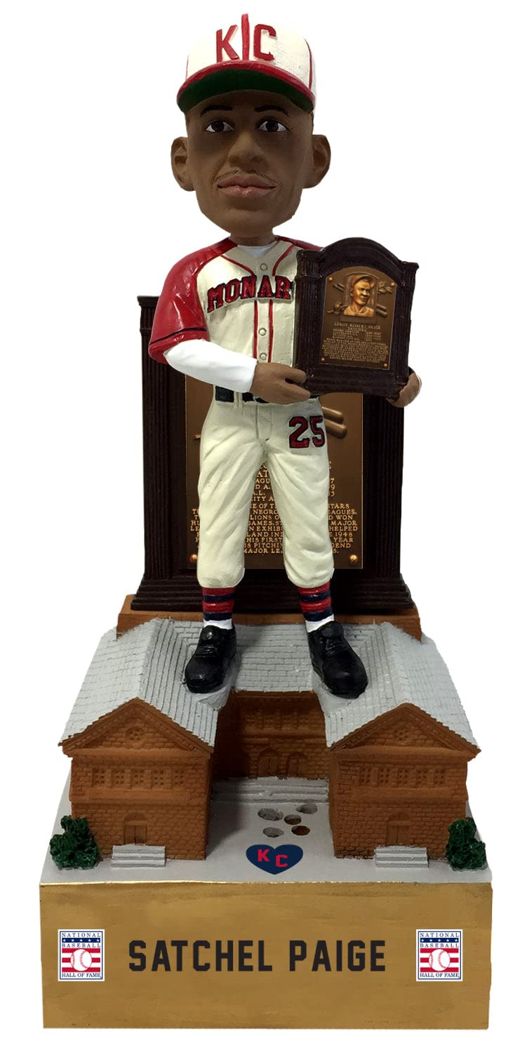 Bobbleheads Satchel Paige Kansas City Monarchs Talking HOF Jersey Negro Leagues