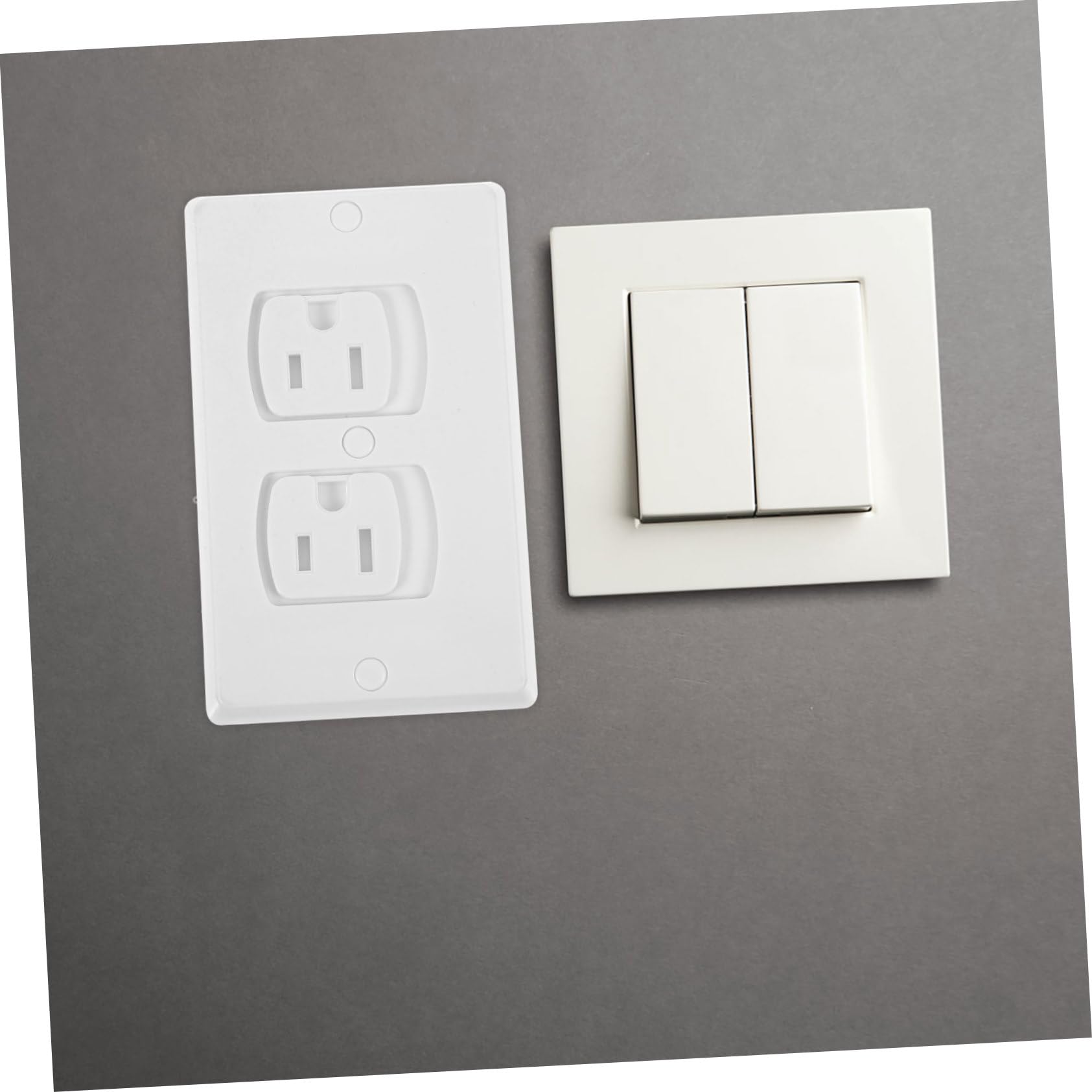 BESTonZON 10pezzi Copriprese Elettriche Per Chiusura Automatica Sicurezza e Design Antiscratch Protezione Completa Per Ambienti Domestici Compatibile Con Standard Internazionali
