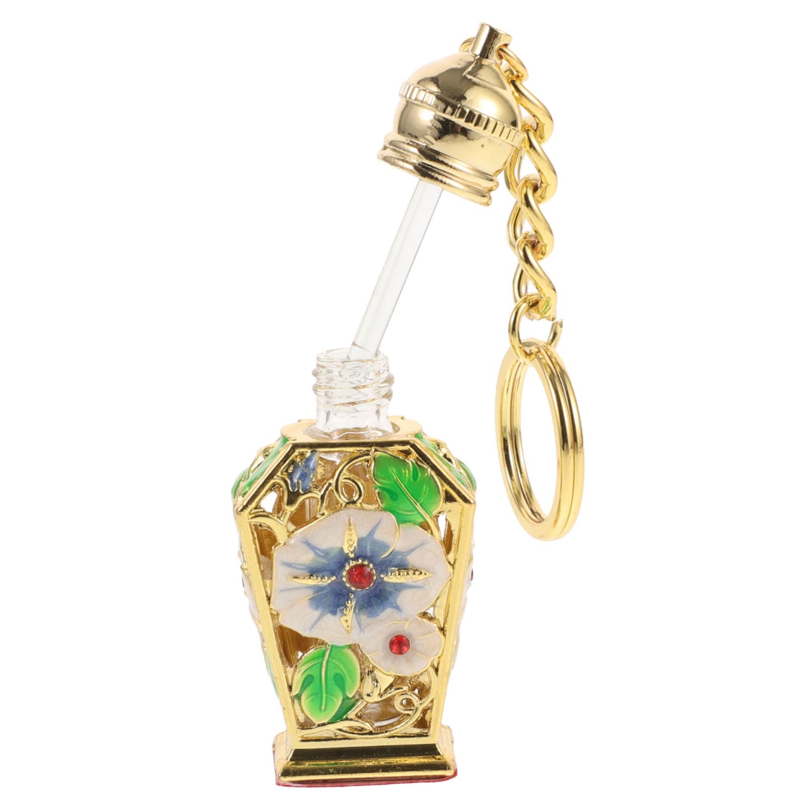 minkissy 5 Pièces Dubaï Bouteille De Parfum Bouteilles De Parfum Vides Mini Le De Le D'Huile Pots en Verre Décoratifs Le en Verre Petite Le Rechargeable