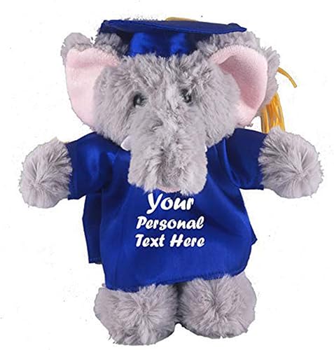 Miniatura 1 de Hecho por Aliens juguetes de peluche de peluche de 8.0in, regalo para día de graduación, texto personalizado, nombre o logotipo de tu escuela en el