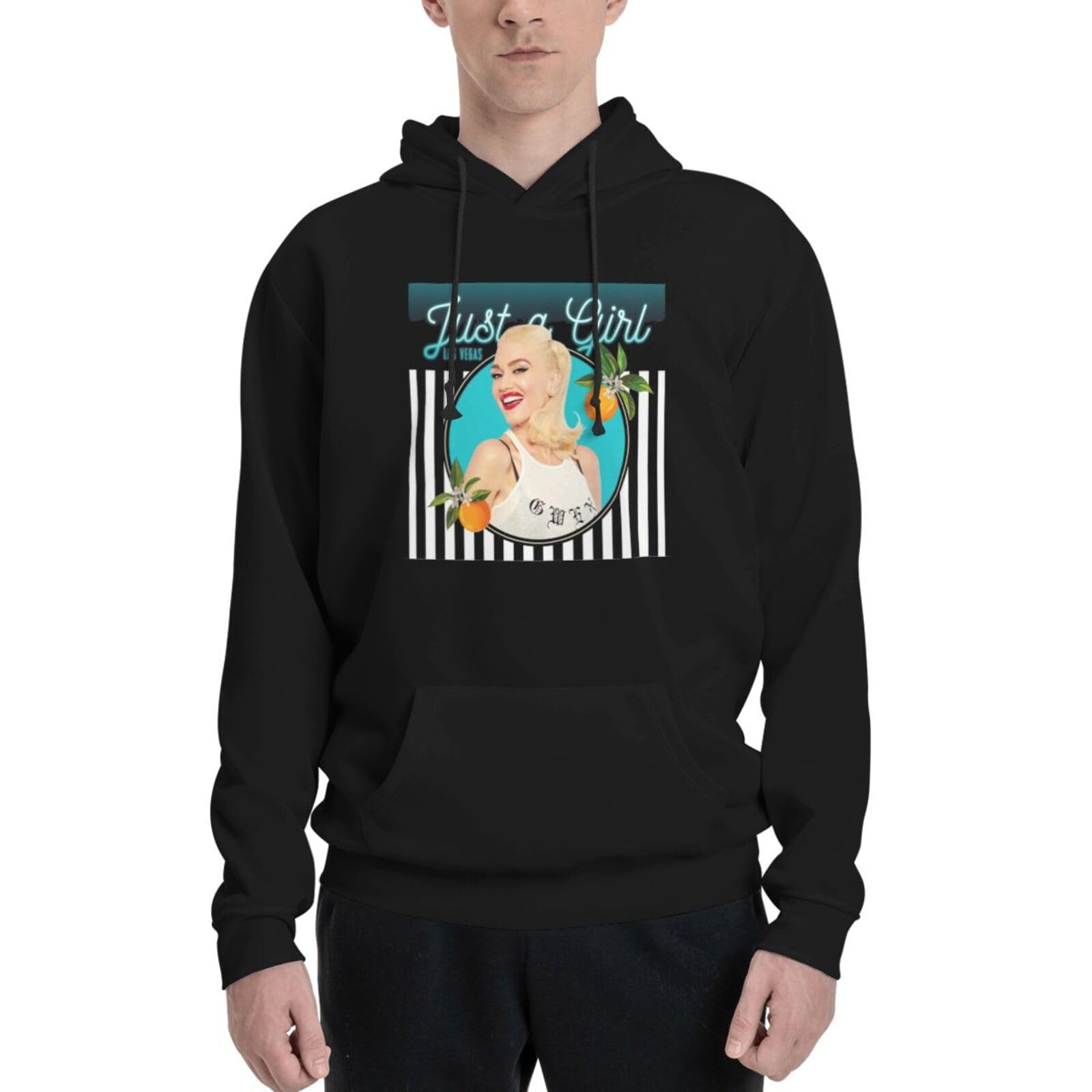 LICIASGwen Music Stefani Men's Hoodie Graphic Unisex Hooded Pullover Casual Soft Sweatshirt