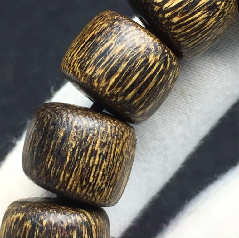 Perles de prière bouddhiste en bois d'agar de Malaisie authentique
