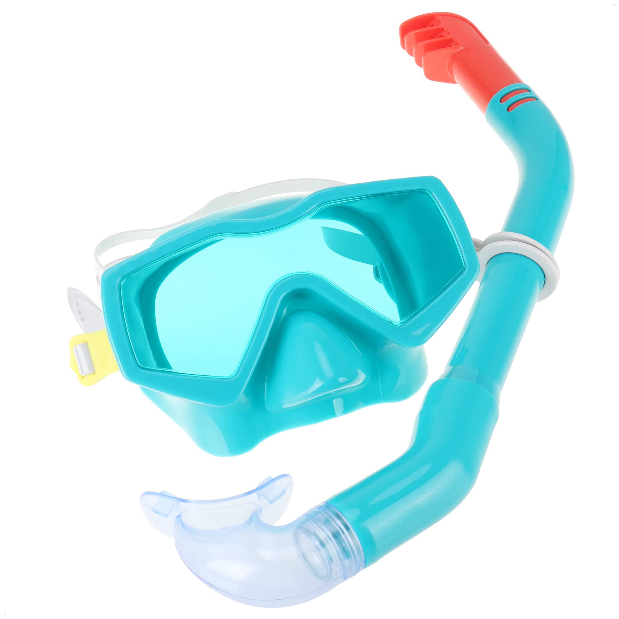 COM-FOUR® snorkel set for teenagers from 14 years and adults, snorkel and diving goggles - Image 2