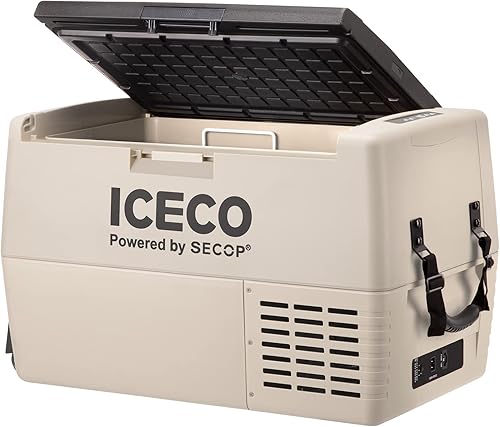 ICECO TR45 Refrigerador portátil de 475 cuartos con ruedas compresor Secop refrigerador de 12 voltios refrigerador congelador portátil CC 1224 V CA