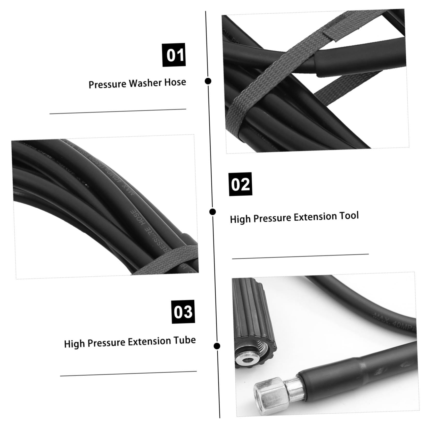 OFFSCH High Washer Hose 8/15m Durable Material Perfect for Household Professional Use