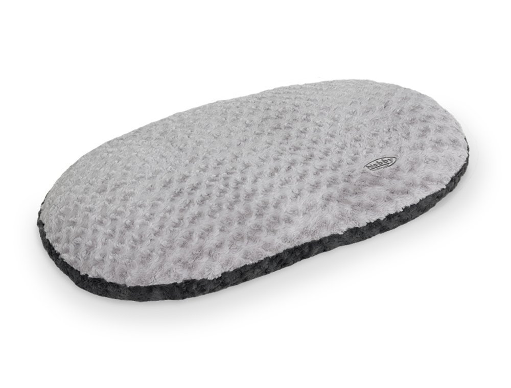 Opbergbed 140 x 200 cm voor volwassenen met 3 lades - fluwelen stof - inclusief boxspring - grijs