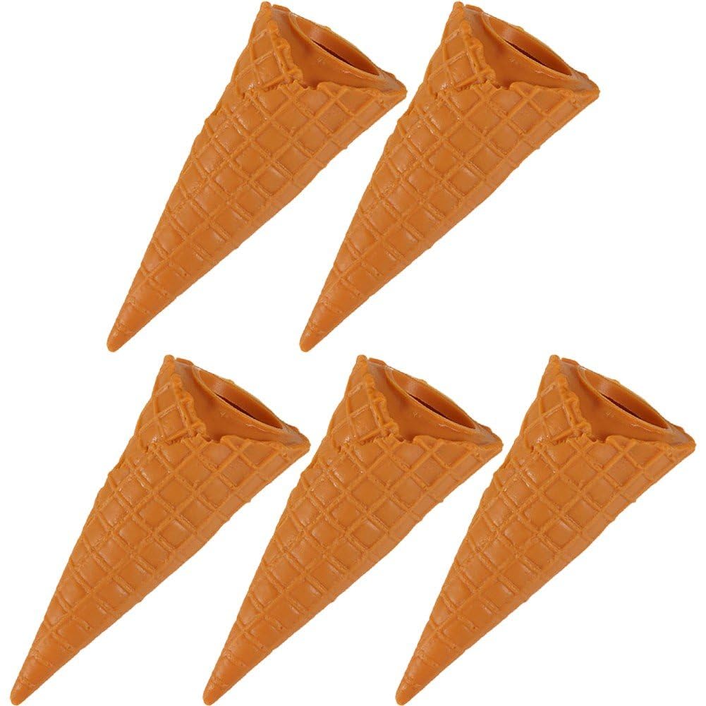 Ymxygz Fake Ice Cream Cone Model Artificial Food Simulation Ice Cream Cone for Kid Birthday Dessert Shop Window Display Props Party Decor