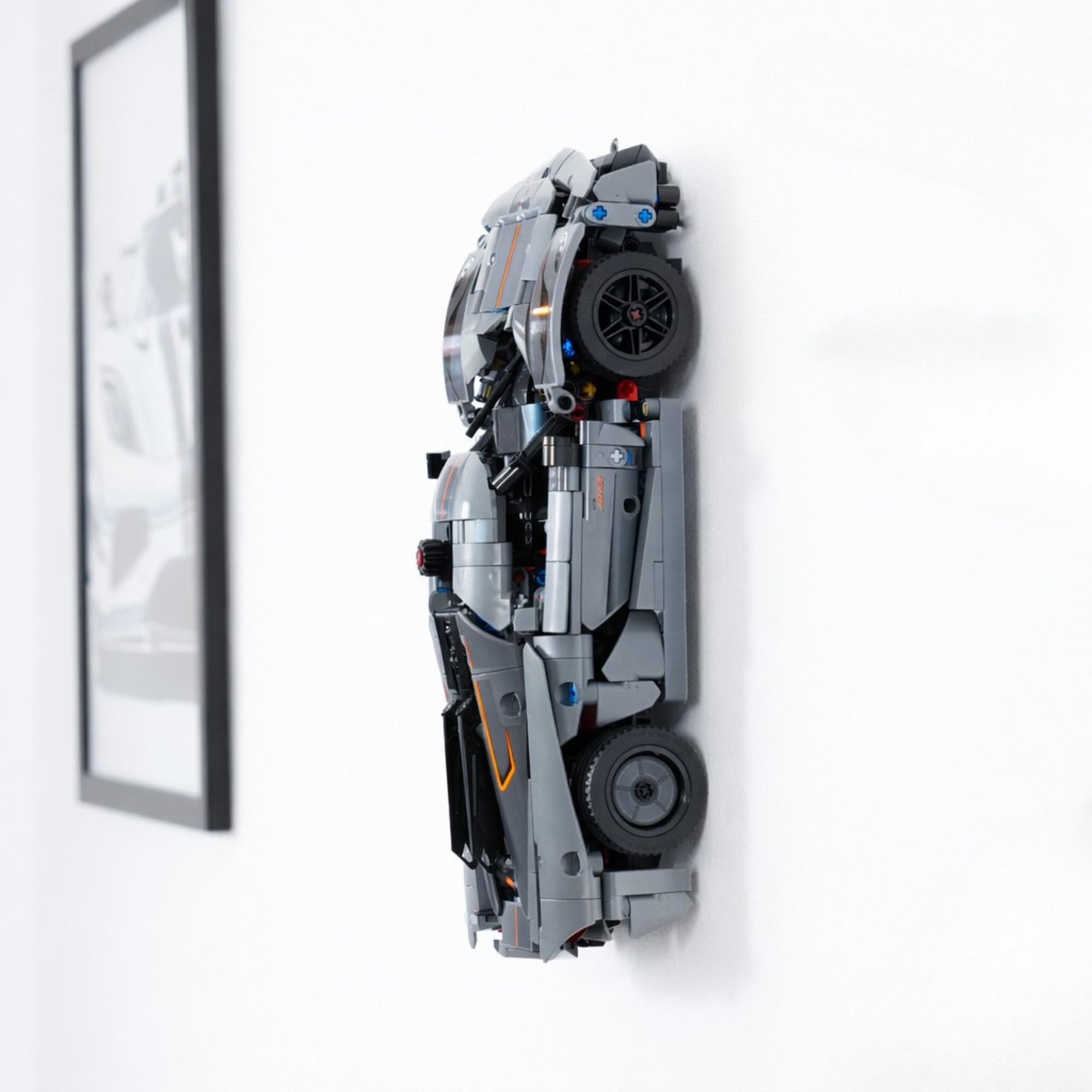 Wall Mount Display for Lego Koenigsegg Jesko 42173 (Horizontal) (Vertical)