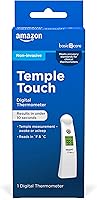 Amazon Basic Care Temple Touch Digital Thermometer - Fast Non-Invasive Readings for Babies, Toddlers & Adults in °F/°C