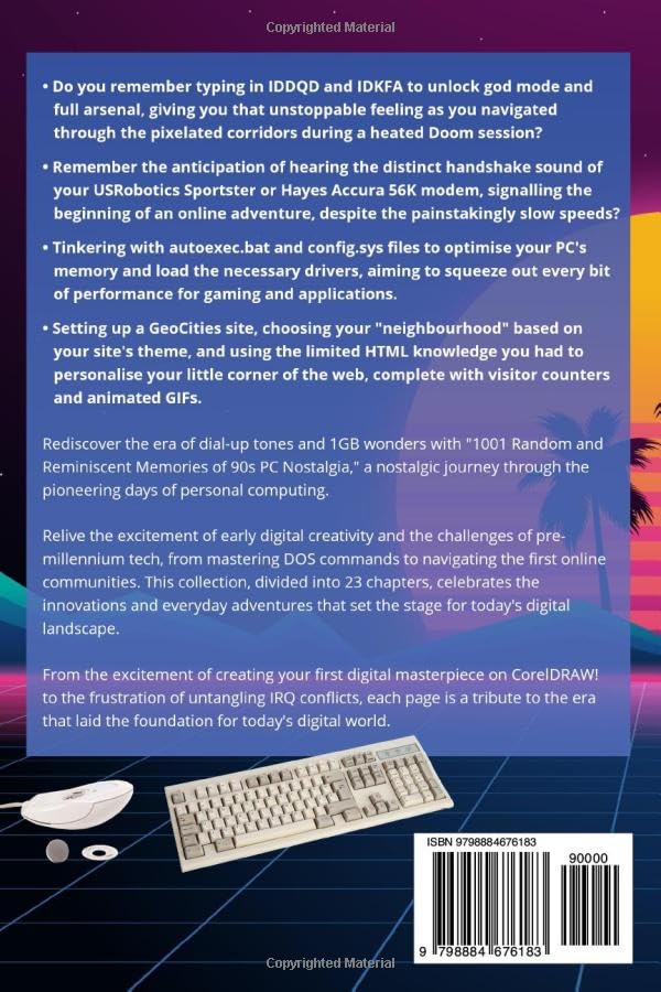 Miniatura 2 de 1001 Random and Reminiscent Memories of 90s PC Nostalgia Rediscover Forgotten Computer Terms, for Tech Enthusiasts, Gamers, and Geeks