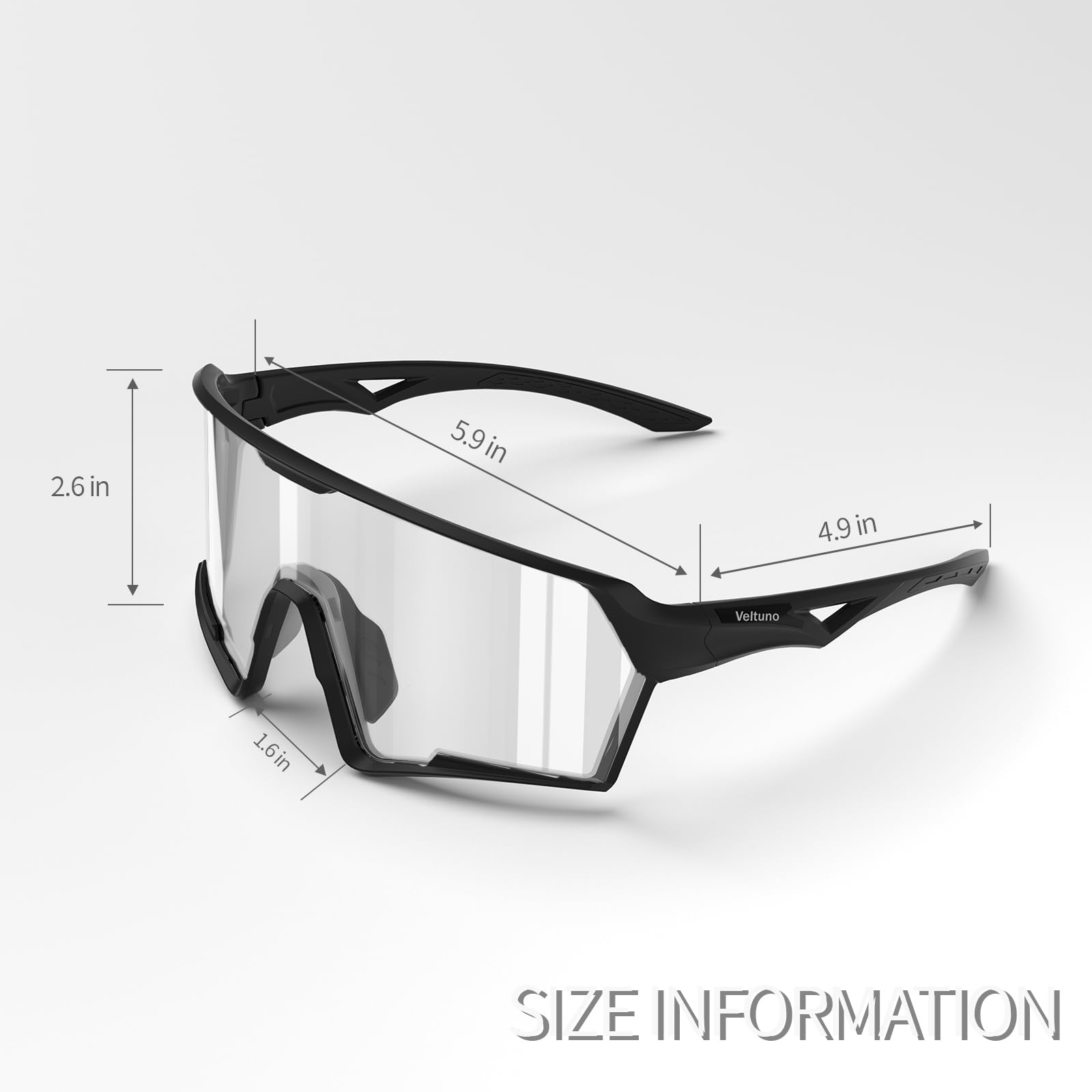 Occhiali da sole fotocromatici per ciclismo, unisex, protezione UV, occhiali da sole sportivi per baseball, corsa, guida