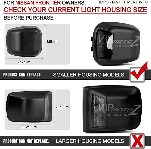 Miniatura 7 de Tubo de neón OLED rojo blanco SMD LED para placa de matrícula compatible con Nissan Frontier Titan Armada Xterra Suzuki Equator Kit de montaje de