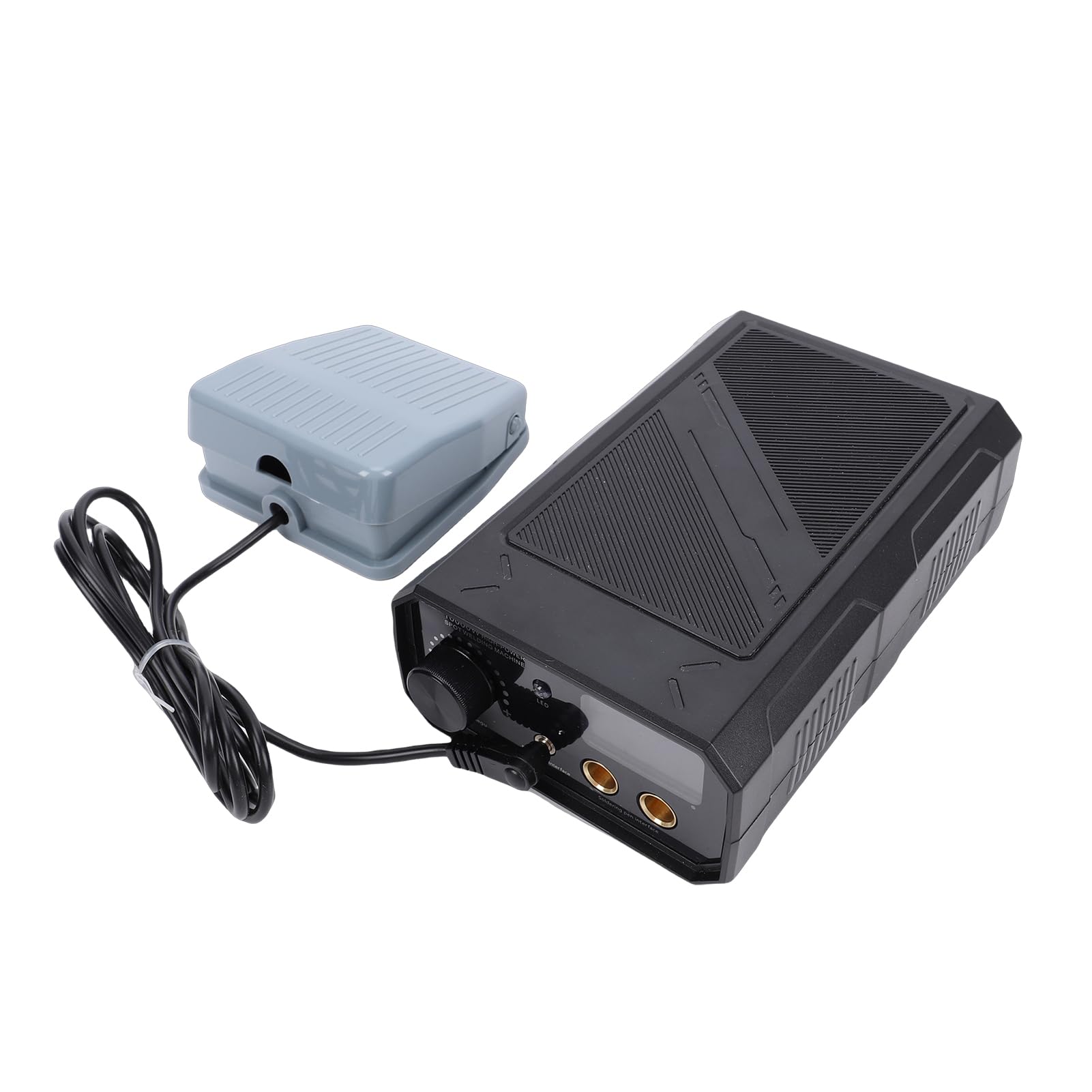 Saldatrice a Punti con Batteria da 10000 MAh, Uscita a Doppio Impulso Regolabile 100 Marce, Saldatrice Punti Portatile di Facile Utilizzo per Batteria di Alimentazione,