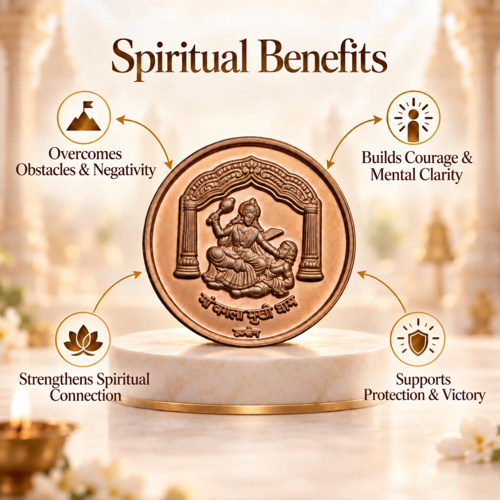 Maa Baglamukhi Coin - Protection & Energy -2