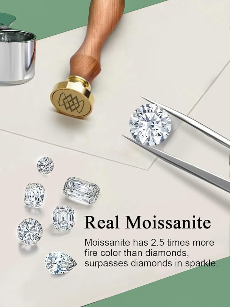◆HYERES LOR◆ Essence Silver (W) Moissanite Full Pave Slim Suzy Levian White Sterling Silver White Cubic Zirconia Thick