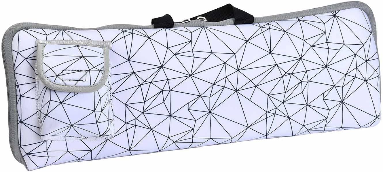 Wireless Keyboard Mouse Sleeve Travel Case Neoprene Shockproof Protective Keyboard Case for Logitech MK270 Wireless Keyboard And Mouse Combo (Black)